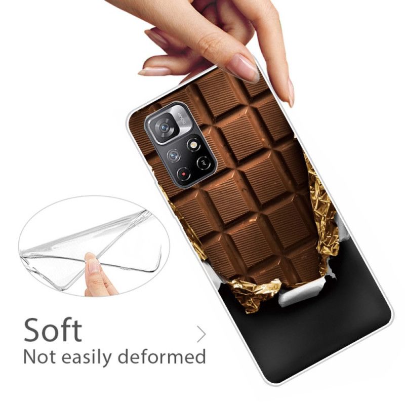 Coque Xiaomi Redmi Note 11 / Poco M4 Pro 5G Flexible Chocolat