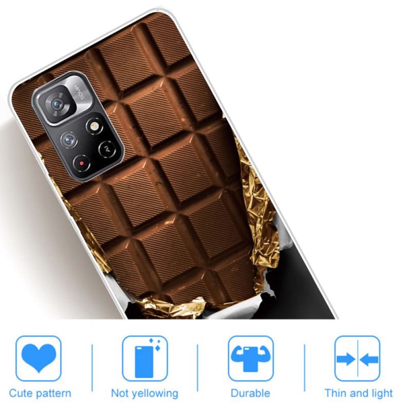 Coque Xiaomi Redmi Note 11 / Poco M4 Pro 5G Flexible Chocolat