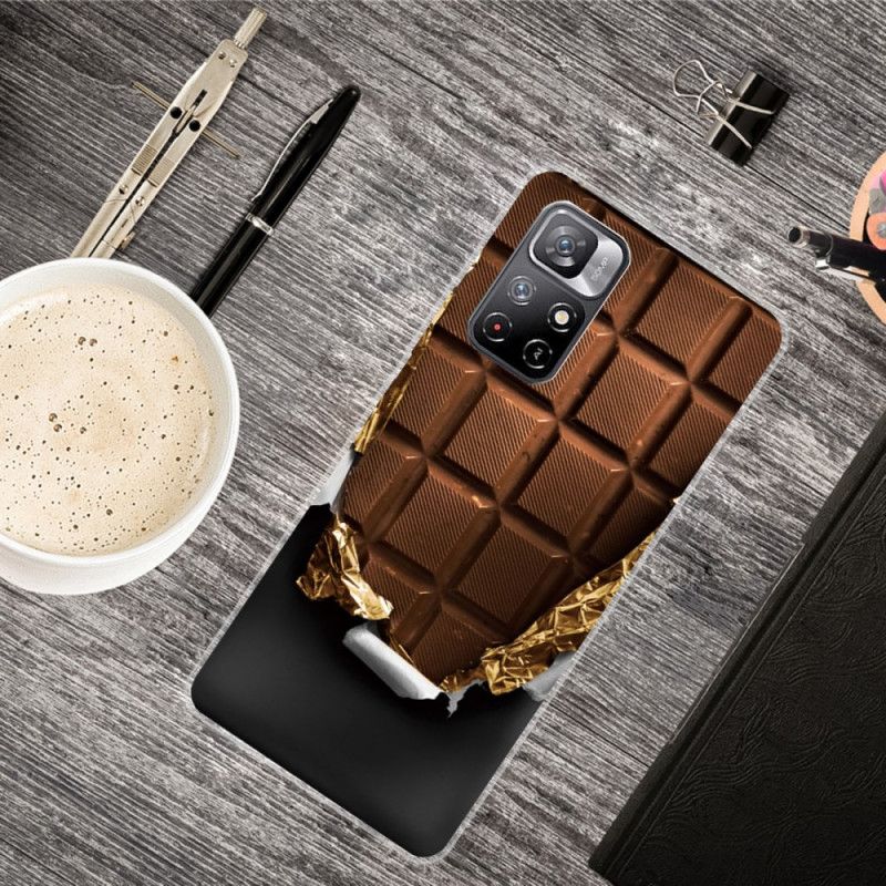 Coque Xiaomi Redmi Note 11 / Poco M4 Pro 5G Flexible Chocolat