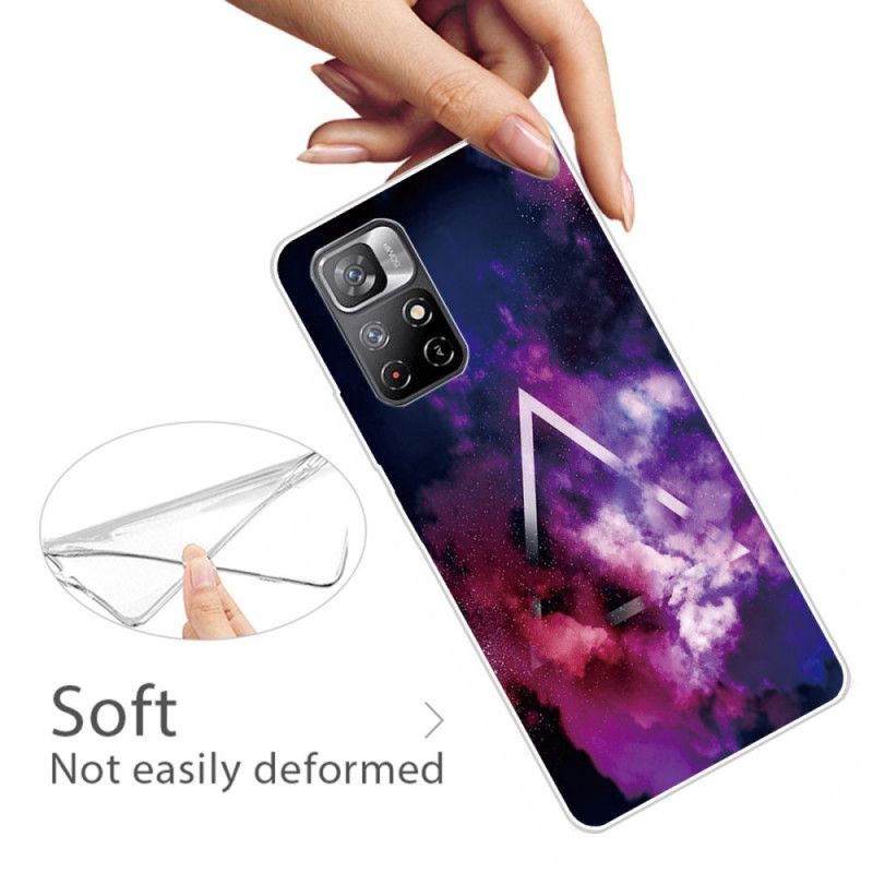 Coque Xiaomi Redmi Note 11 / Poco M4 Pro 5G Flexible Géométrie