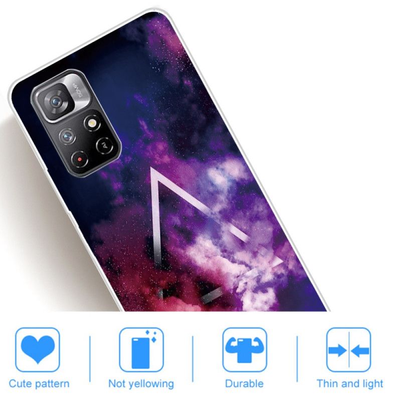 Coque Xiaomi Redmi Note 11 / Poco M4 Pro 5G Flexible Géométrie