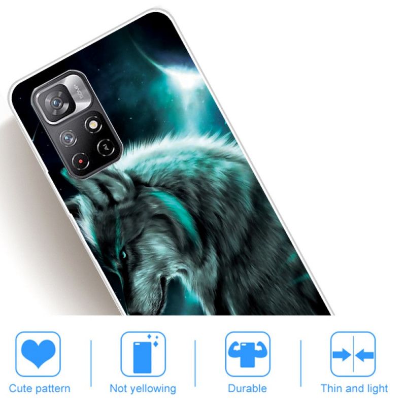 Coque Xiaomi Redmi Note 11 / Poco M4 Pro 5G Loup Royal