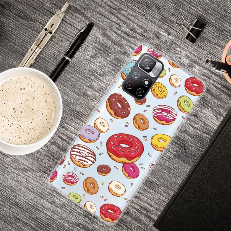 Coque Xiaomi Redmi Note 11 / Poco M4 Pro 5G Love Donuts