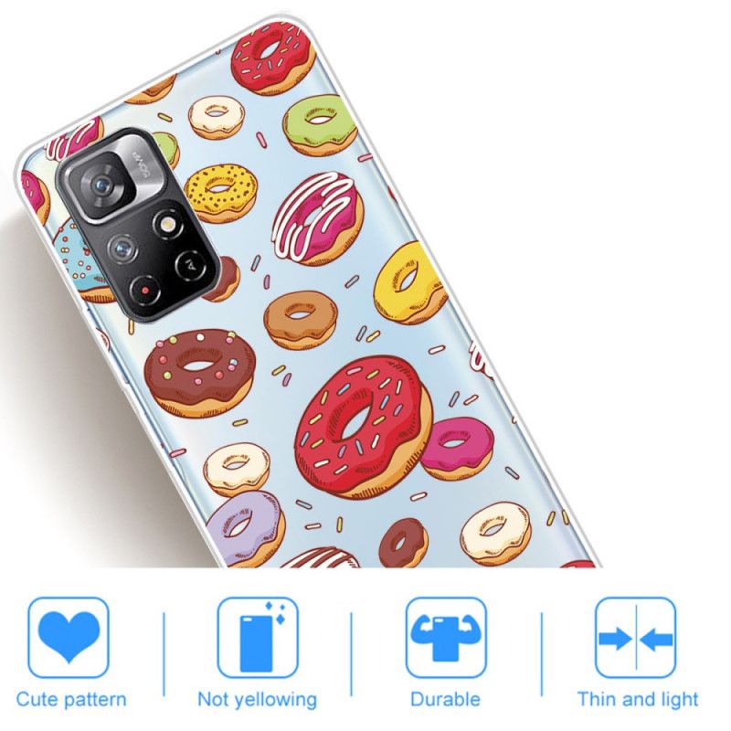 Coque Xiaomi Redmi Note 11 / Poco M4 Pro 5G Love Donuts