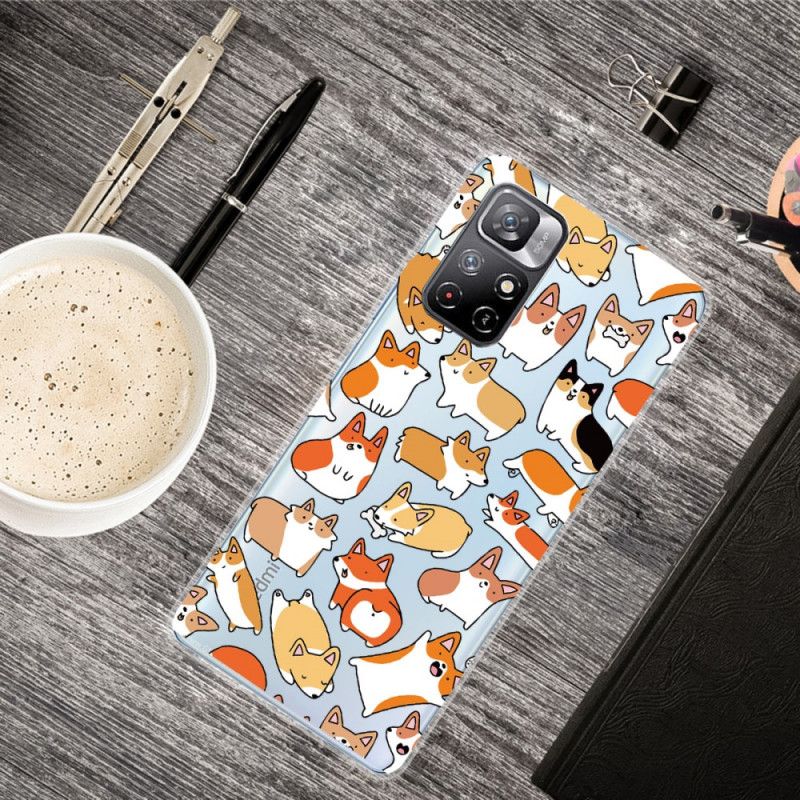 Coque Xiaomi Redmi Note 11 / Poco M4 Pro 5G Multiples Chiens