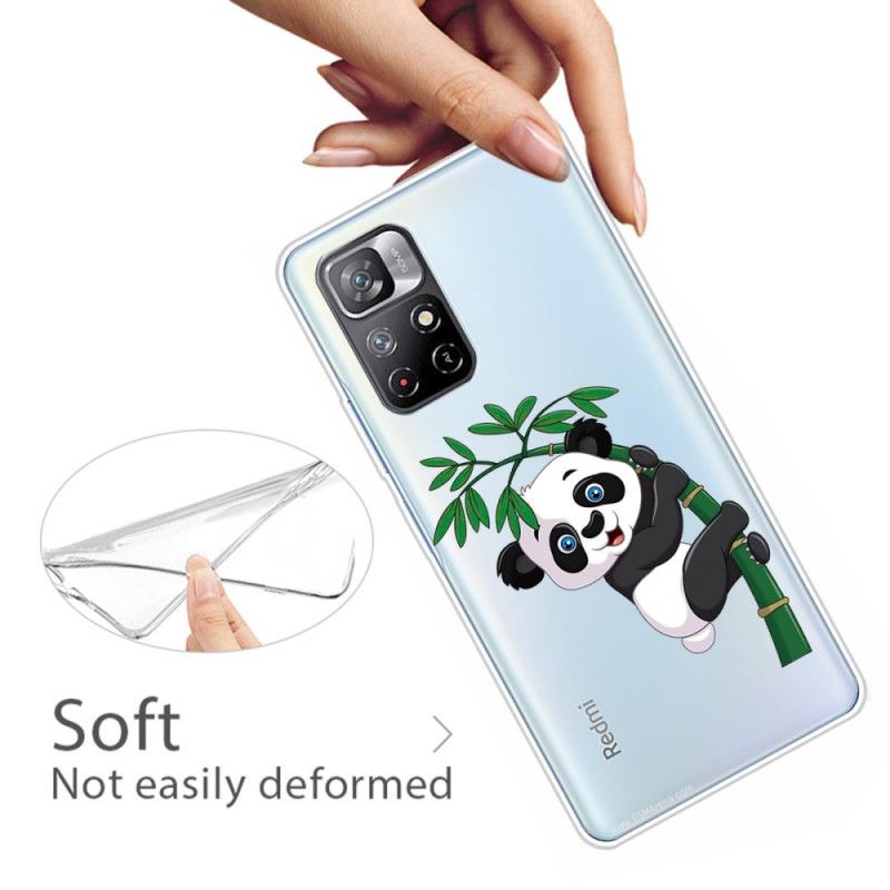 Coque Xiaomi Redmi Note 11 / Poco M4 Pro 5G Panda Sur Le Bambou