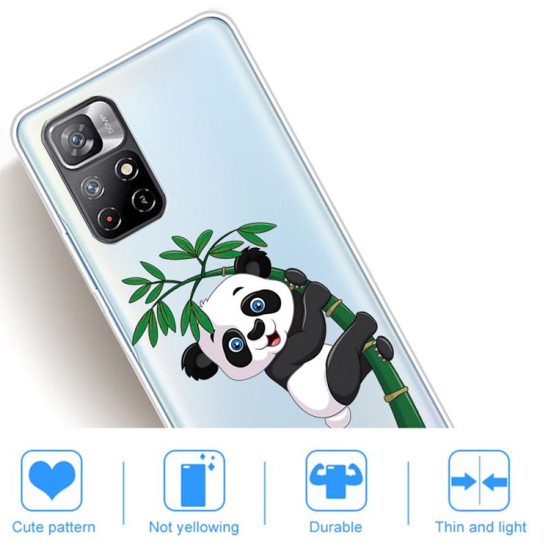 Coque Xiaomi Redmi Note 11 / Poco M4 Pro 5G Panda Sur Le Bambou