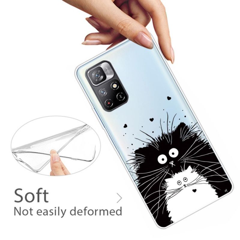 Coque Xiaomi Redmi Note 11 / Poco M4 Pro 5G Regarde Les Chats