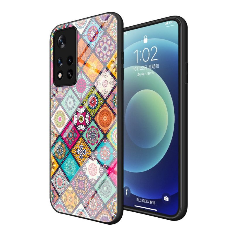 Coque Xiaomi Redmi Note 11 / Poco M4 Pro 5G Support Magnétique Patchwork