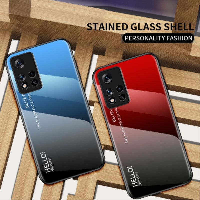 Coque Xiaomi Redmi Note 11 / Poco M4 Pro 5G Verre Trempé Hello