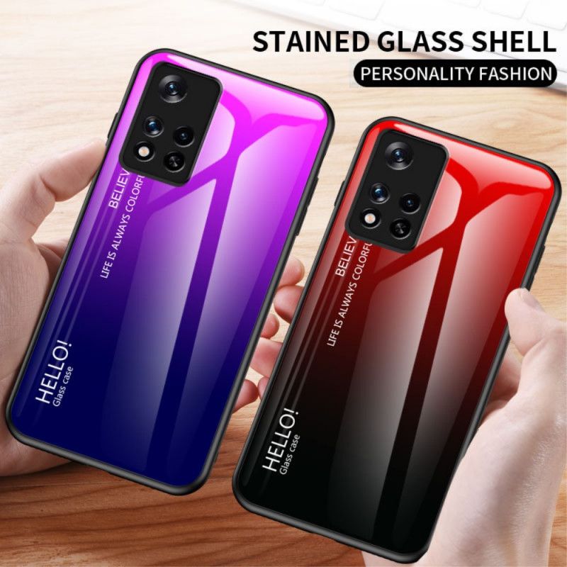 Coque Xiaomi Redmi Note 11 / Poco M4 Pro 5G Verre Trempé Hello