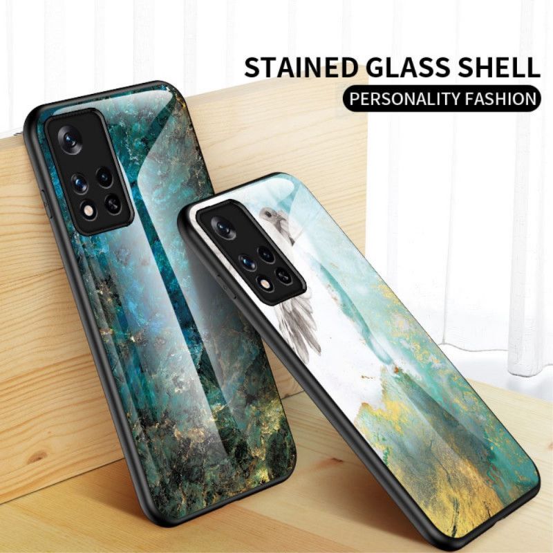 Coque Xiaomi Redmi Note 11 / Poco M4 Pro 5G Verre Trempé Marble Colors