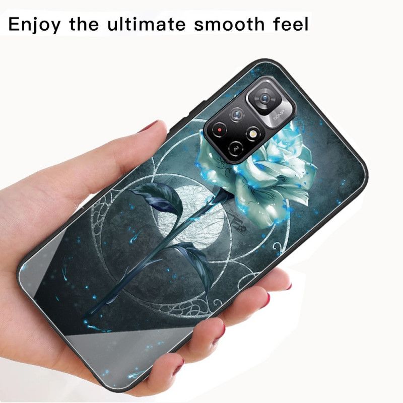 Coque Xiaomi Redmi Note 11 / Poco M4 Pro 5G Verre Trempé Rose Verte