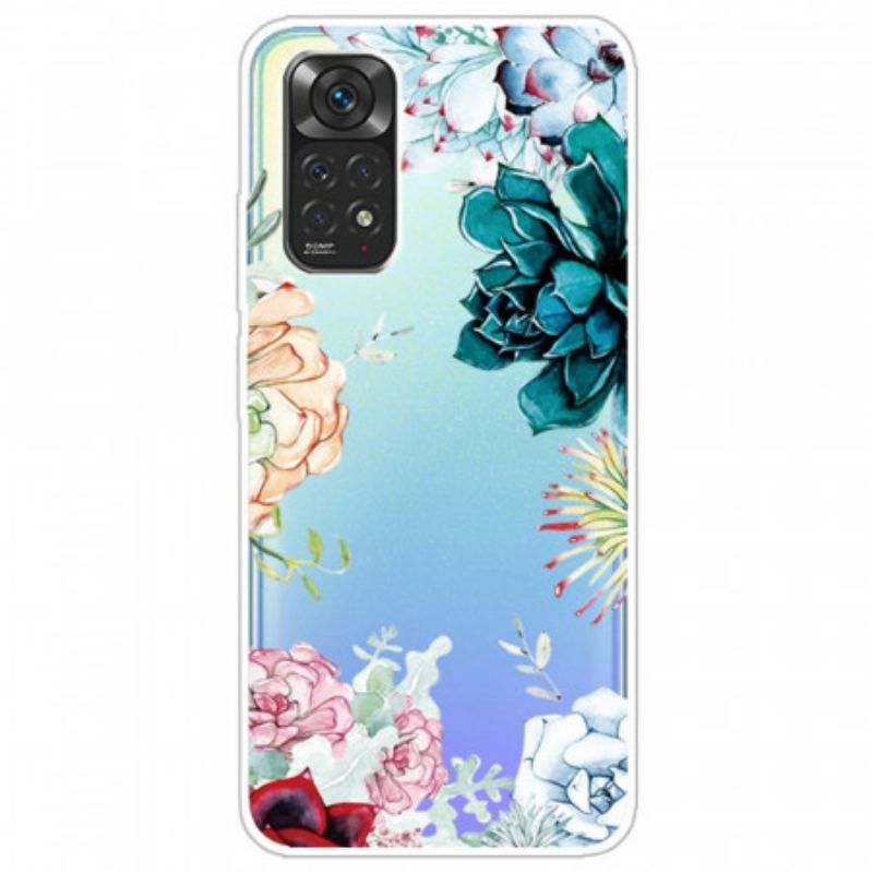 Coque Xiaomi Redmi Note 11 Pro / Note 11 Pro 5G Fleurs Aquarelle