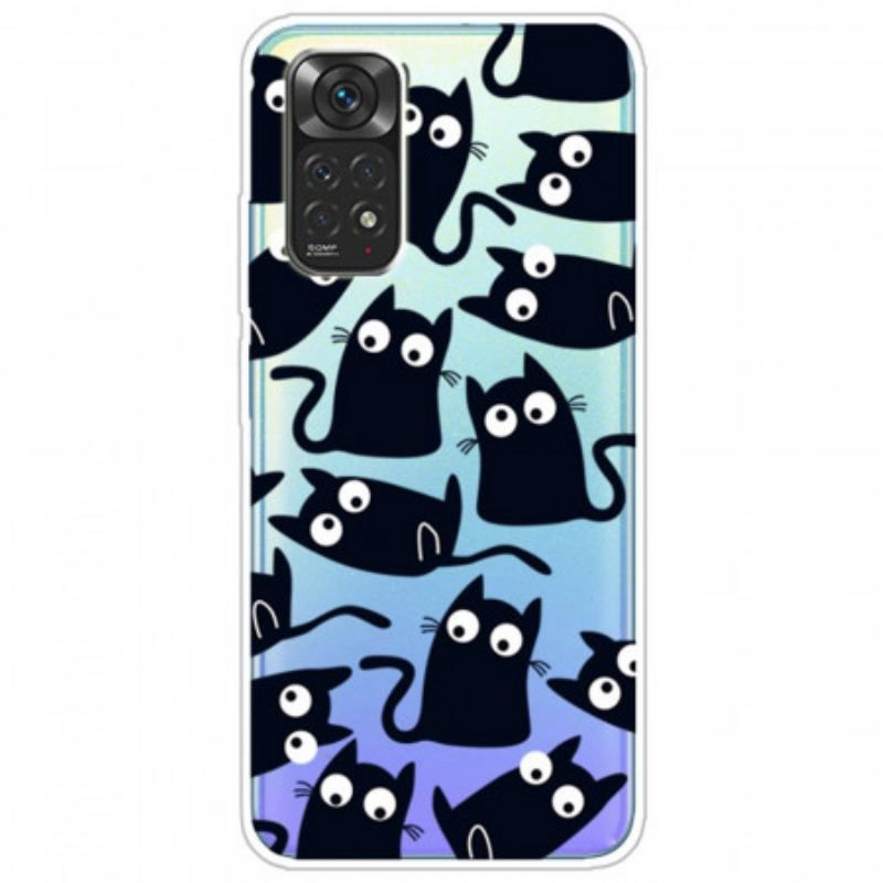 Coque Xiaomi Redmi Note 11 Pro / Note 11 Pro 5G Multiples Chats Noirs