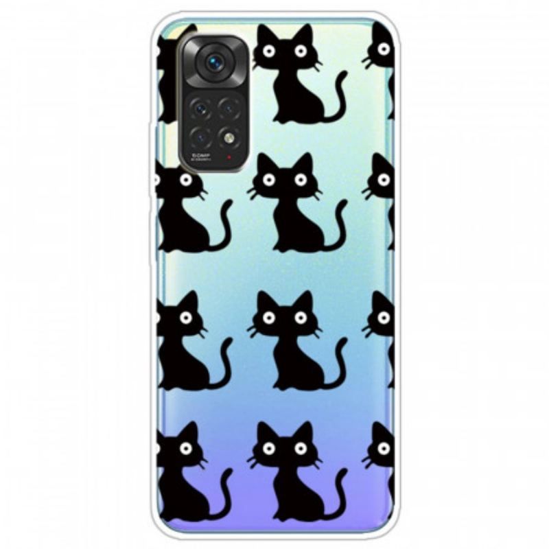 Coque Xiaomi Redmi Note 11 Pro / Note 11 Pro 5G Multiples Chats Noirs