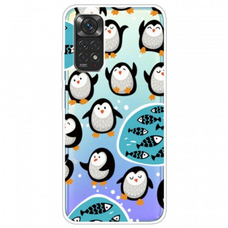 Coque Xiaomi Redmi Note 11 Pro / Note 11 Pro 5G Pingouins et Poissons