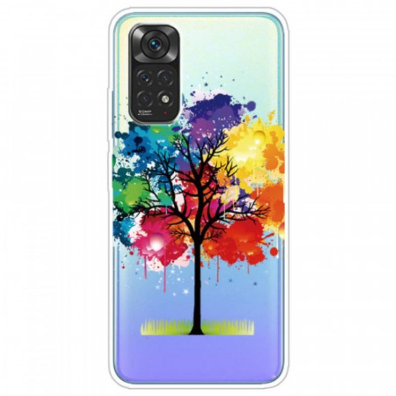 Coque Xiaomi Redmi Note 11 Pro / Note 11 Pro 5G Transparente Arbre Aquarelle