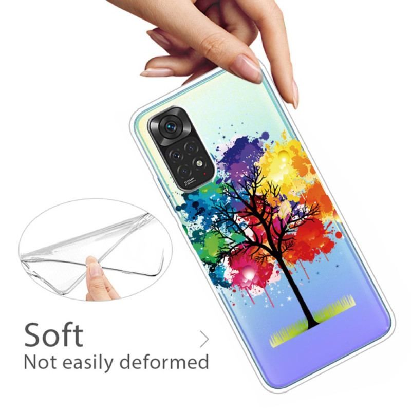 Coque Xiaomi Redmi Note 11 Pro / Note 11 Pro 5G Transparente Arbre Aquarelle