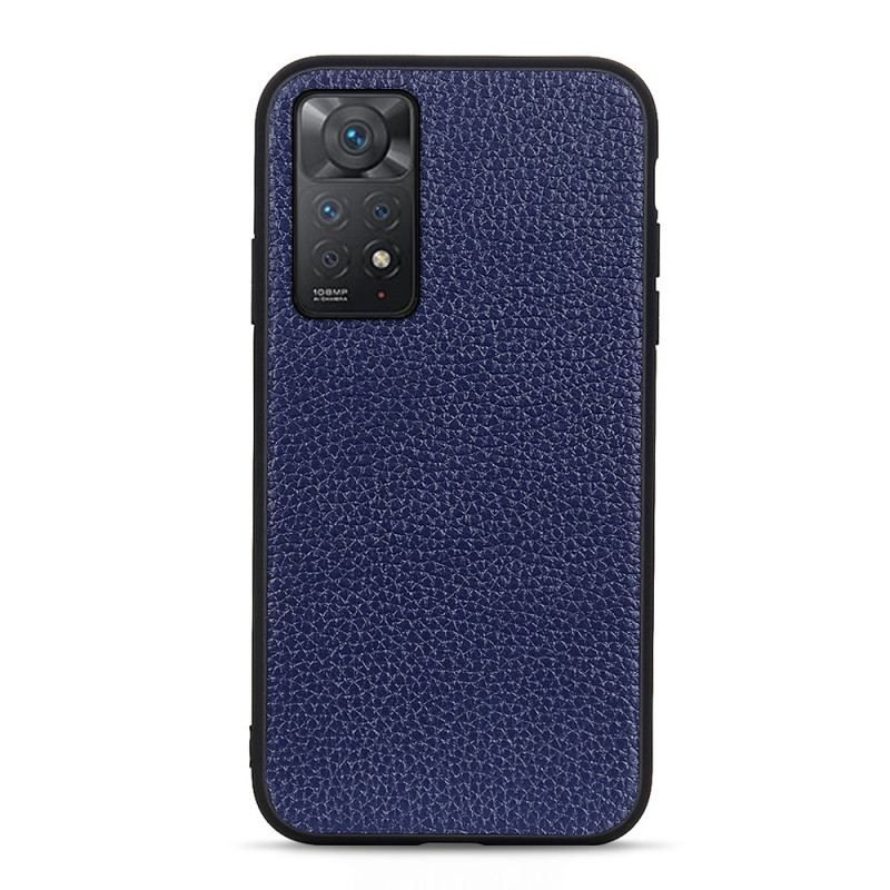 Coque Xiaomi Redmi Note 11 Pro / Note 11 Pro 5G Véritable Cuir Litchi