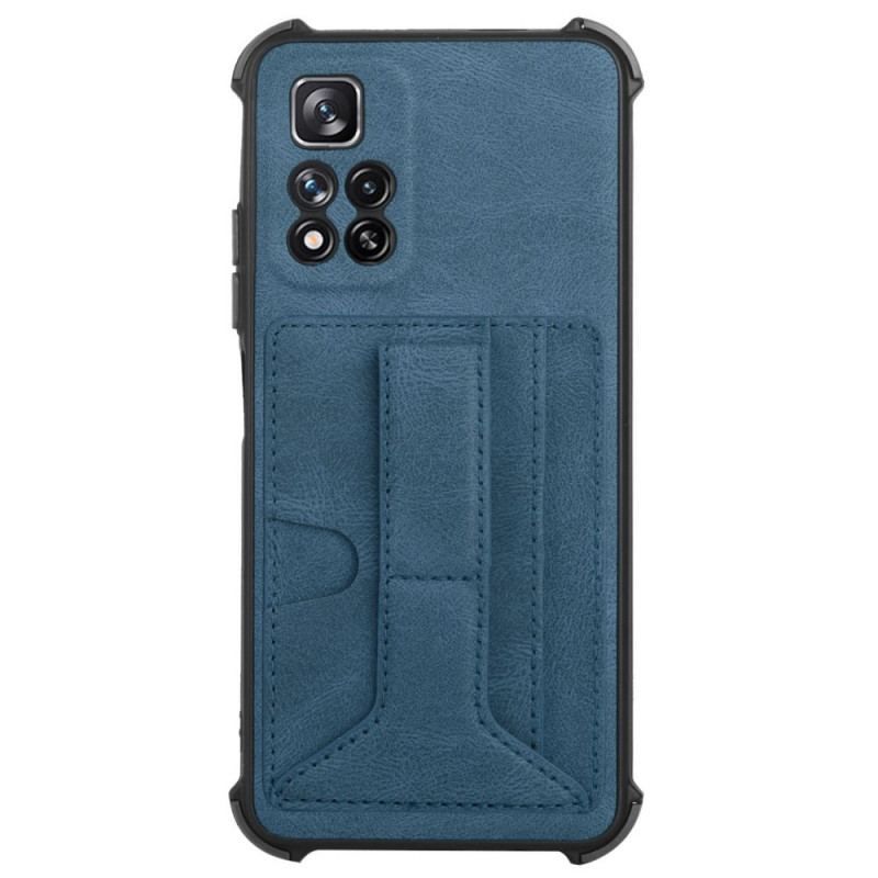 Coque Xiaomi Redmi Note 11 Pro Plus 5G Cuir Support et Porte-Cartes