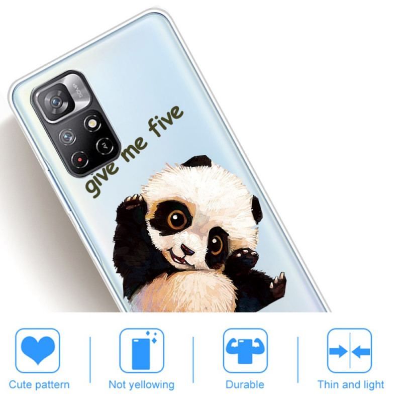 Coque Xiaomi Redmi Note 11 Pro Plus 5G Panda Give me Five