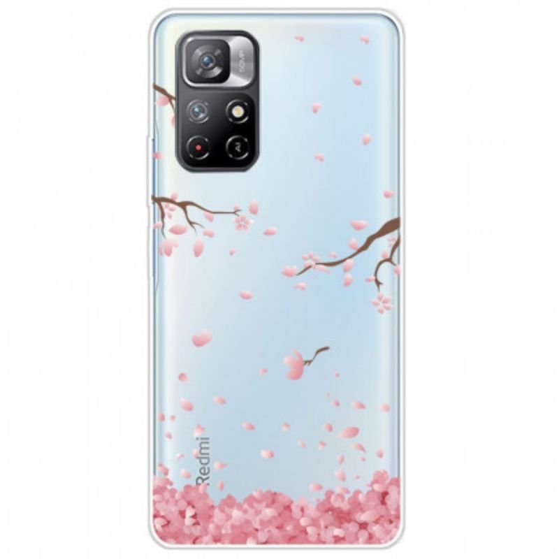 Coque Xiaomi Redmi Note 11 Pro Plus 5G Pluie de Fleurs