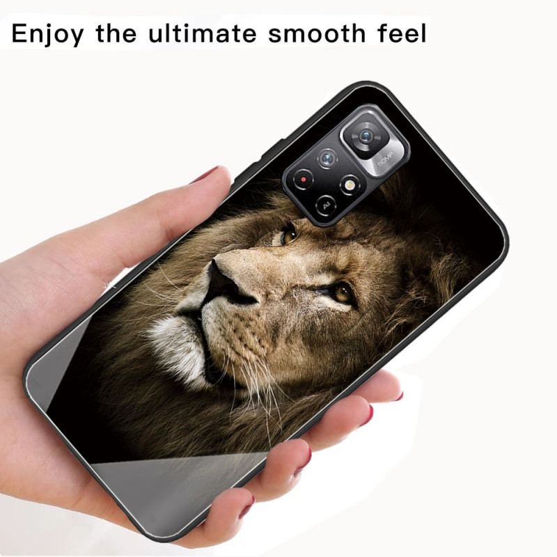 Coque Xiaomi Redmi Note 11 Pro Plus 5G Verre Trempé Tête de Lion
