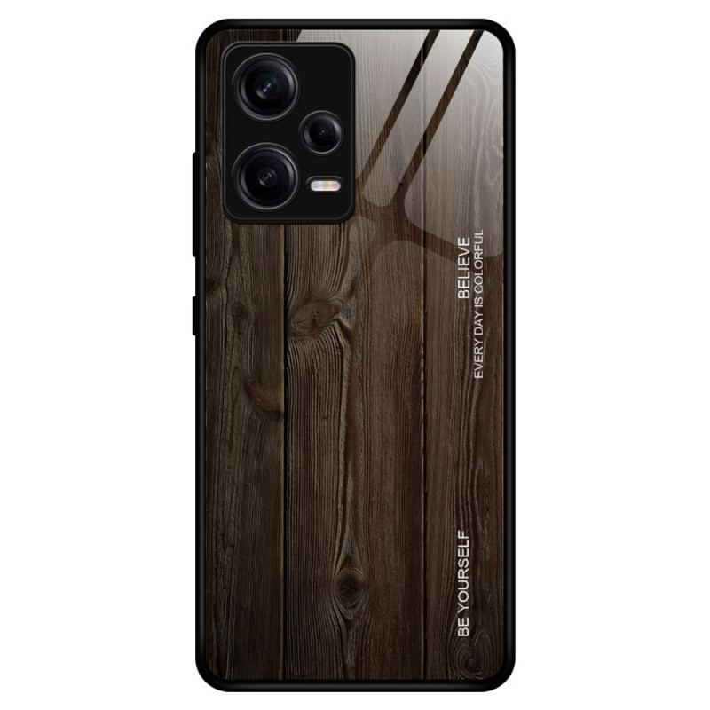 Coque Xiaomi Redmi Note 12 Pro Verre Trempé Design Bois - Coque