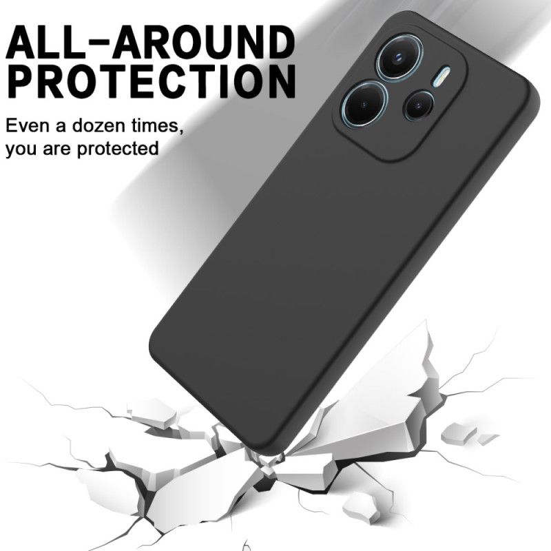 Coque Xiaomi Redmi Note 14 4G Silicone Liquide à Lanière