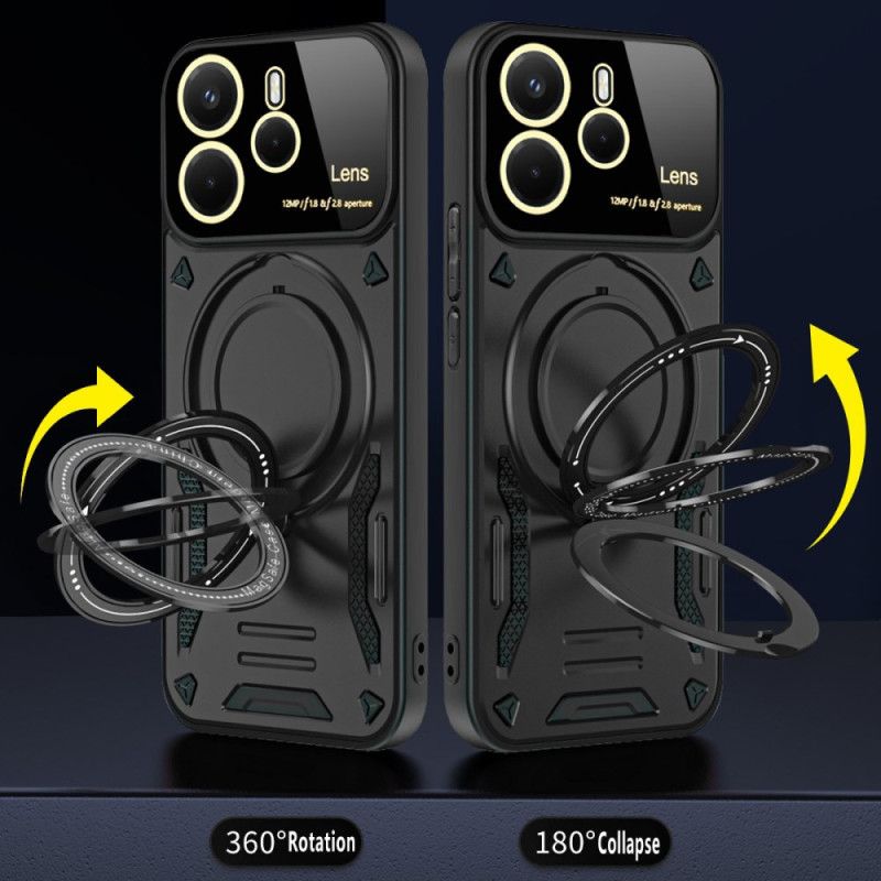 Coque Xiaomi Redmi Note 14 4G Support Rotatif Magnétique