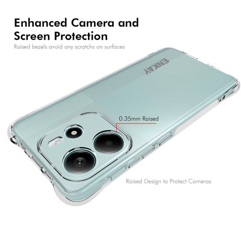Coque Xiaomi Redmi Note 14 4G Transparente ENKAY