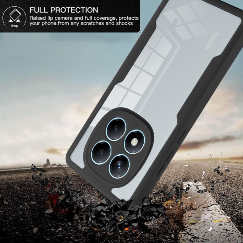 Coque Xiaomi Redmi Note 14 Pro 4G Hybride avec Film Protecteur d'Écran