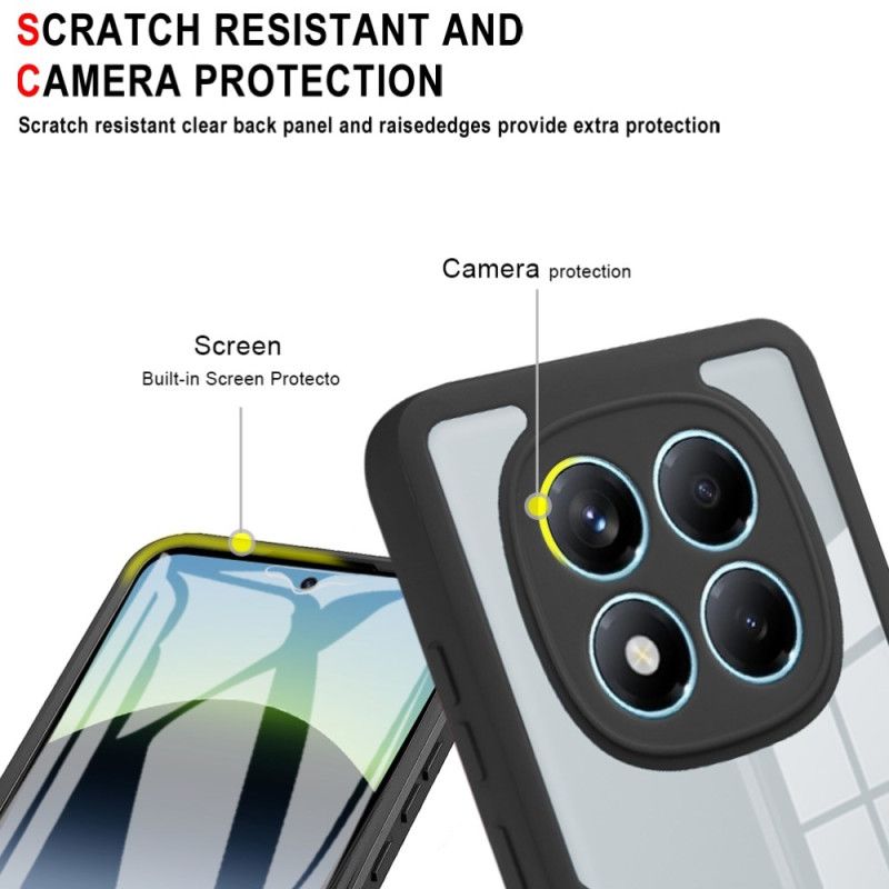 Coque Xiaomi Redmi Note 14 Pro 4G Hybride avec Film Protecteur d'Écran