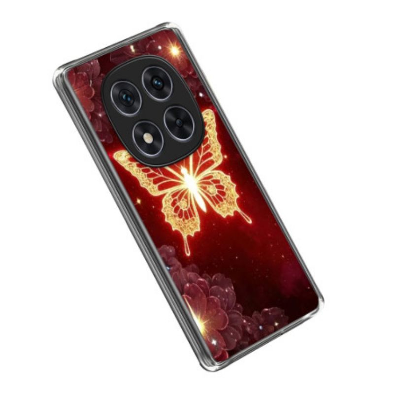 Coque Xiaomi Redmi Note 14 Pro 4G Papillon Doré