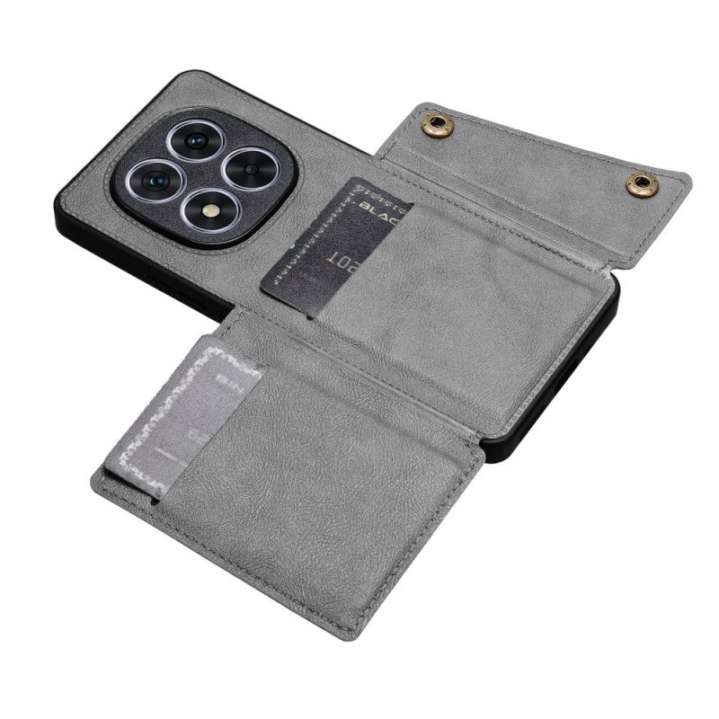 Coque Xiaomi Redmi Note 14 Pro 4G Porte-cartes et Support