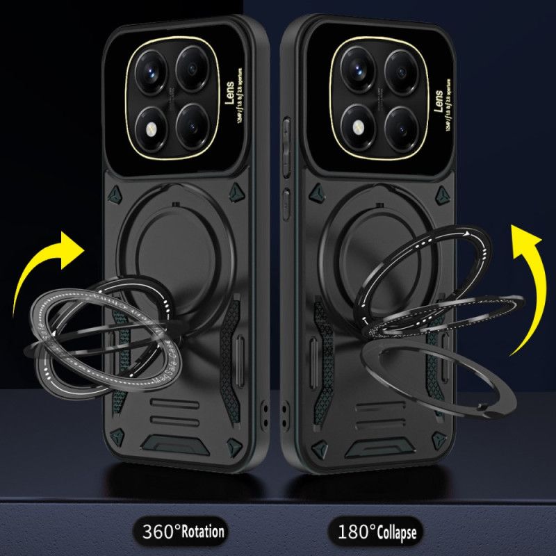 Coque Xiaomi Redmi Note 14 Pro 4G Support Rotatif Magnétique