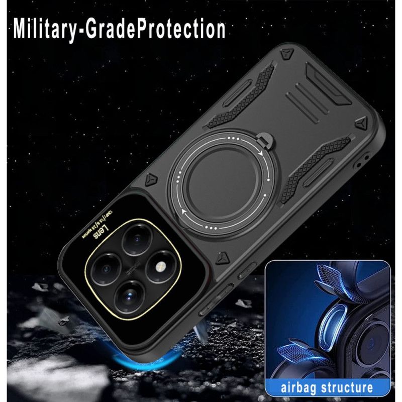 Coque Xiaomi Redmi Note 14 Pro 4G Support Rotatif Magnétique