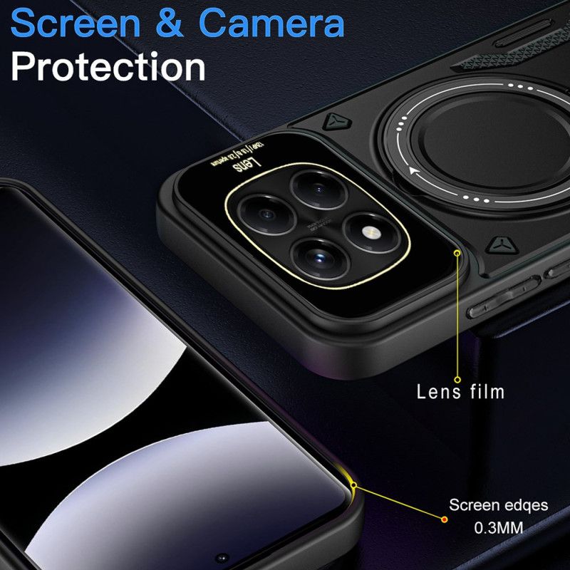 Coque Xiaomi Redmi Note 14 Pro 4G Support Rotatif Magnétique