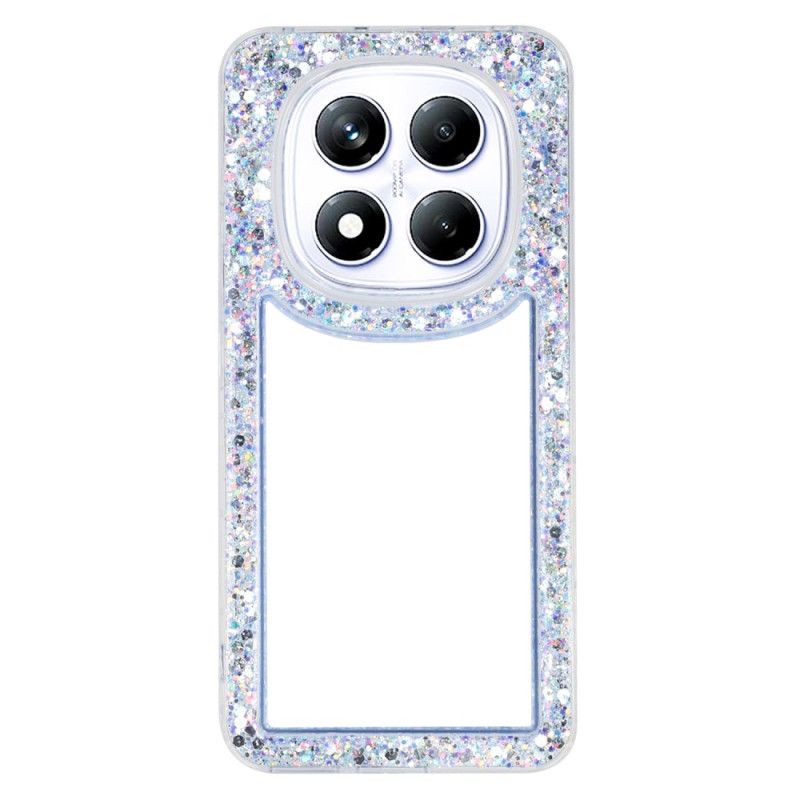 Coque Xiaomi Redmi Note 14 Pro 4G Transparente Rebord Paillettes