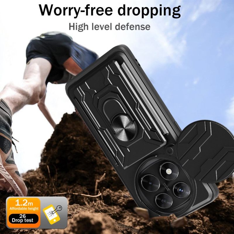 Coque Xiaomi Redmi Note 14 Pro 4G Ultra Résistante avec Support et Protecteur Objectif