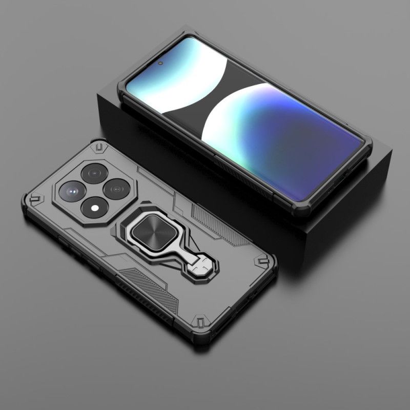 Coque Xiaomi Redmi Note 14 Pro 4G Ultra Résistante avec Support Rotatif