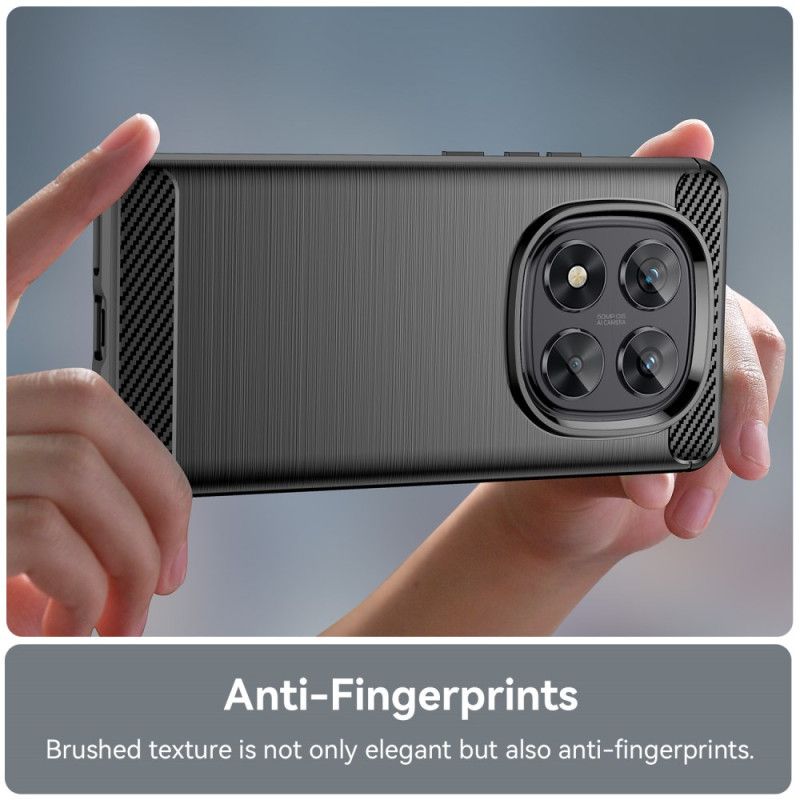 Coque Xiaomi Redmi Note 14 Pro 5G / Poco X7 Fibre Carbone Brossée