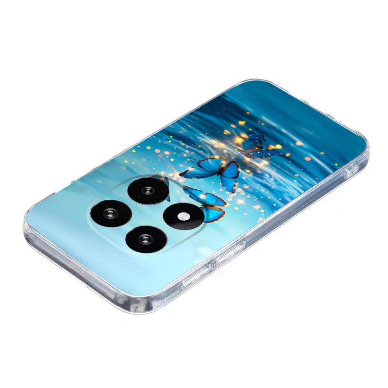 Coque Xiaomi Redmi Note 14 Pro 5G / Poco X7 Papillons sur l'Eau