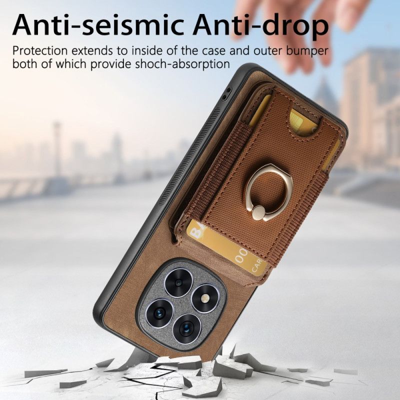 Coque Xiaomi Redmi Note 14 Pro 5G / Poco X7 Porte-Cartes Magnétique Rabat Vertical