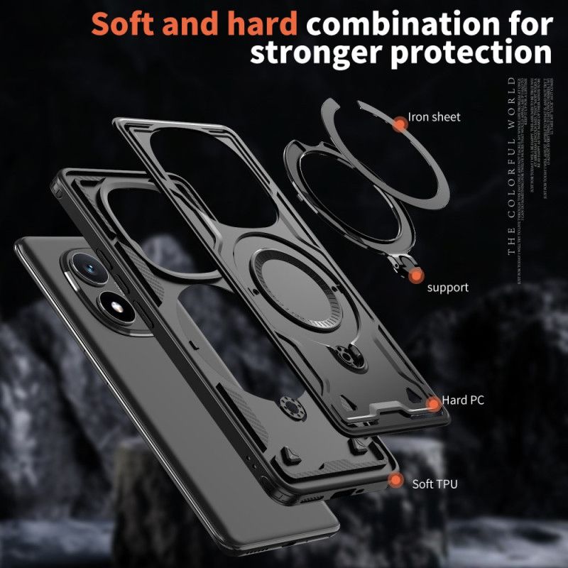 Coque Xiaomi Redmi Note 14 Pro 5G / Poco X7 Support Rotatif à et Compatibilité MagSafe,