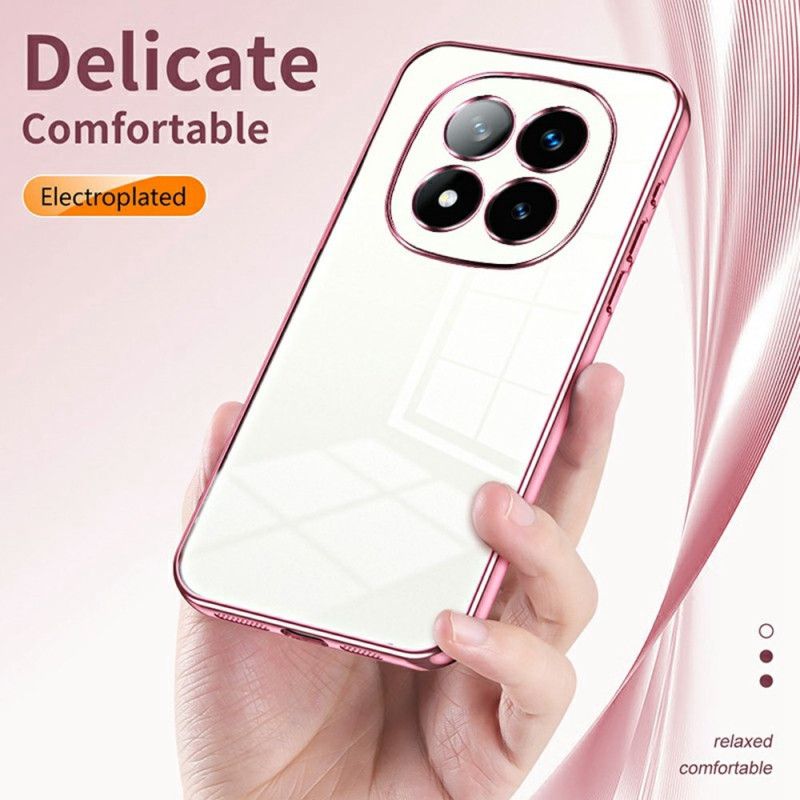 Coque Xiaomi Redmi Note 14 Pro Plus 5G Cadre Électroplaqué