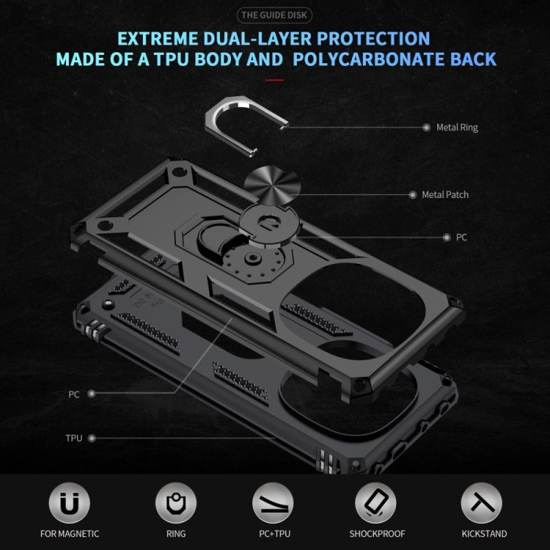 Coque Xiaomi Redmi Note 14 Pro Plus 5G Ultra Résistante Support Rotatif