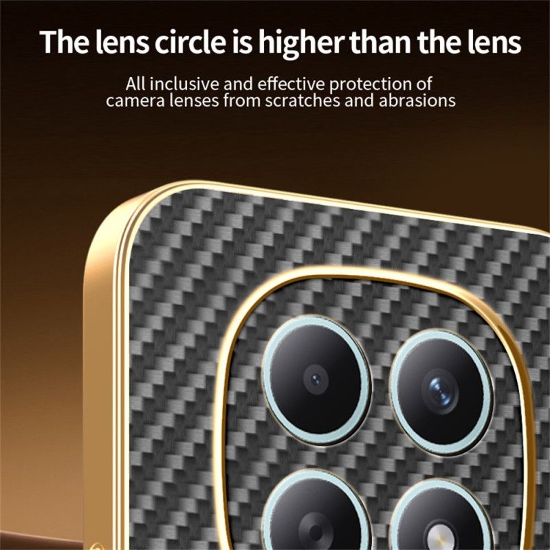 Coque Xiaomi Redmi Note 15 5G / 4G / Poco M8 5G Texture Fibre de Carbone