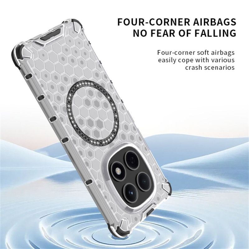 Coque Xiaomi Redmi Note 15 5G / Poco M8 5G MagSafe Design Nid d'Abeille